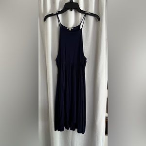 Charlotte Russe navy blue mini high low dress.